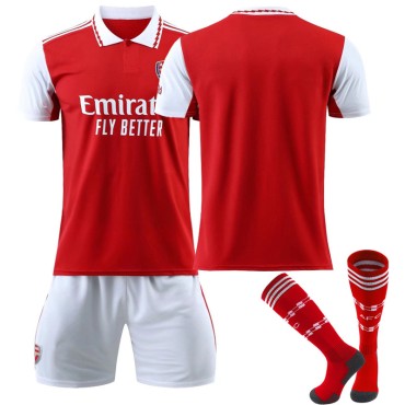 22/23 Arsenal Home Field Kids Men Football Jersey Kits