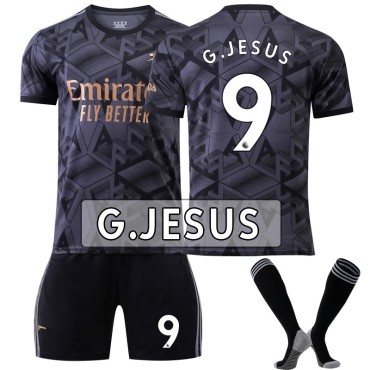 22/23 Arsenal G.Jusus N. 9 Away Game Kids Men Football Jersey Kits