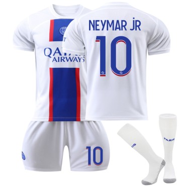 22/23 PSG Paris Saint German Neymar N. 10 2nd Away Game Kids Men Football Jersey Kits