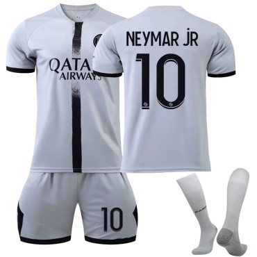 22/23 PSG Paris Saint German Neymar N. 10 Away Game Kids Men Football Jersey Kits