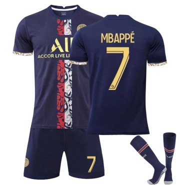 22/23 PSG Paris Saint German Mbappe N. 7 Special Game Kids Men Football Jersey Kits