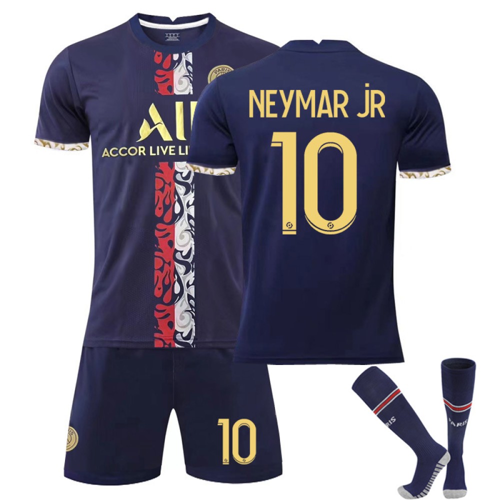 22/23 PSG Paris Saint German Neymar N. 10 Special Game Kids Men Football Jersey Kits