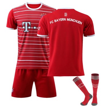 22/23 Bayern Munich Home Field Kids Men Football Jersey Kits