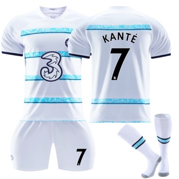 22/23 Chelsea Kante N. 7 Away Game Kids Men Football Jersey Kits