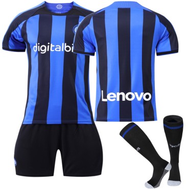 22/23 Intel Milan Home Field Kids Men Football Jersey Kits