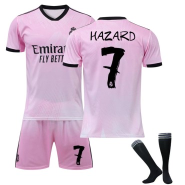 22/23 Real Madird Hazard N. 7 Special Game Kids Men Football Jersey Kits