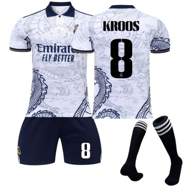 22/23 Real Madird Kroos N. 8 3rd Away Game Kids Men Football Jersey Kits