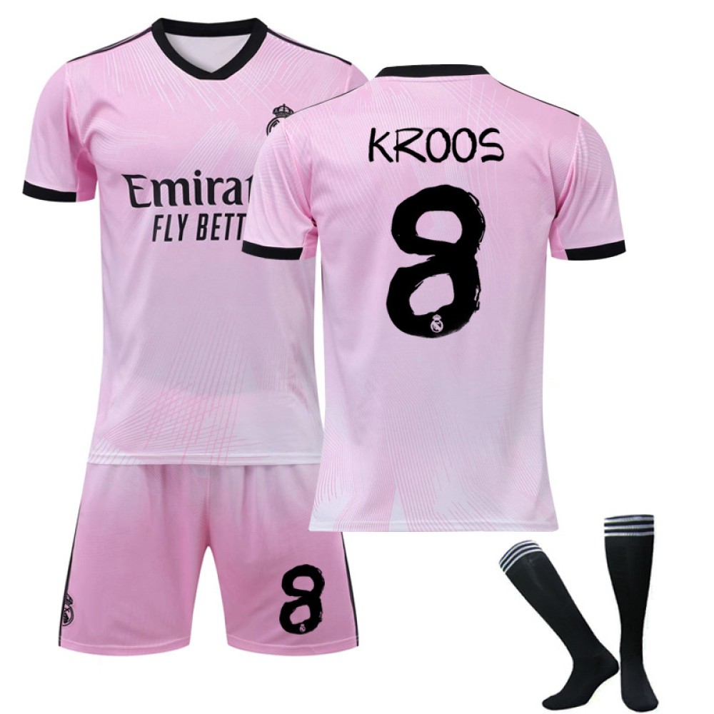 22/23 Real Madird Kroos N. 8 Special Game Kids Men Football Jersey Kits