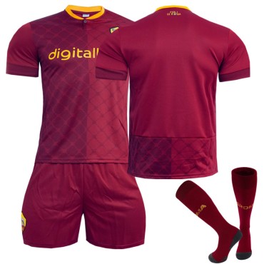 22/23 Rome Home Field Kids Men Football Jersey Kits