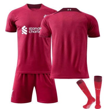 22/23 Liverpool Home Field Kids Men Football Jersey Kits