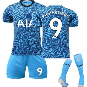 22/23 Tottenham Hotspur Richarlison N. 9 2nd Away Game Kids Men Football Jersey Kits