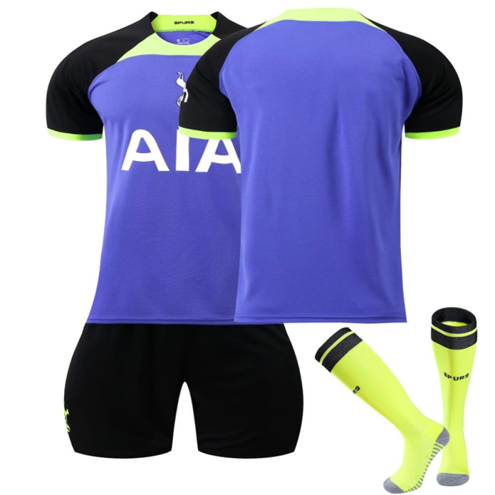 22/23 Tottenham Hotspur Away Game Kids Men Football Jersey Kits