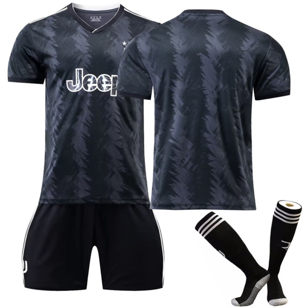 22/23 Juventus Away Game Kids Men Football Jersey Kits